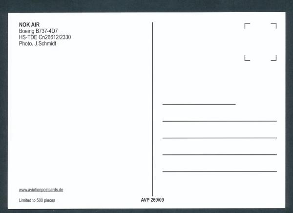 NOK AIR, Boeing B737-4D7